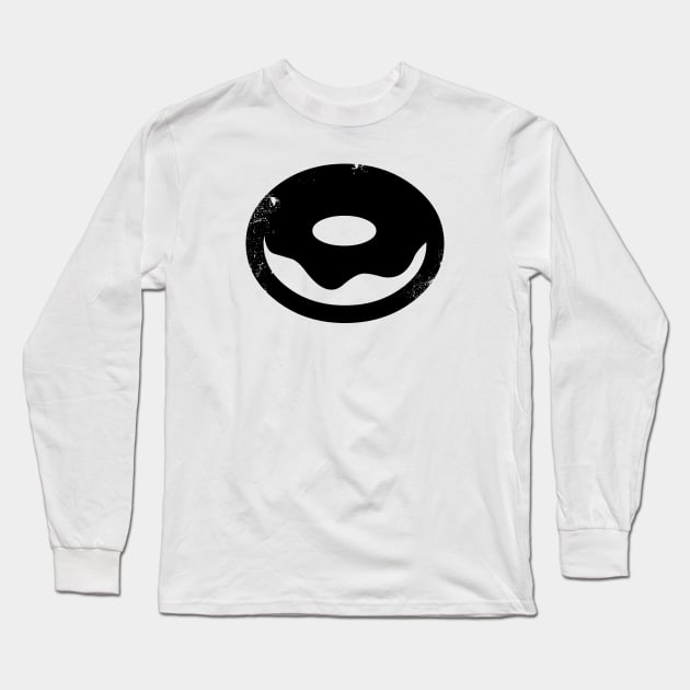 Cute Donut Long Sleeve T-Shirt by PsychicCat